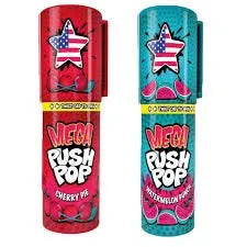 BAZOOKA MEGA PUSH POP USA FLAVOURS