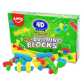 AMOS 4D SOUR GUMMY BUILDING BLOCKS THEATRE BOX 3.5OZ(100G)