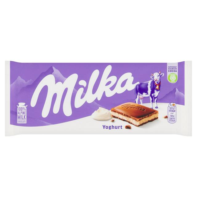 MILKA YOGURT CHOCOLATE BAR 100G