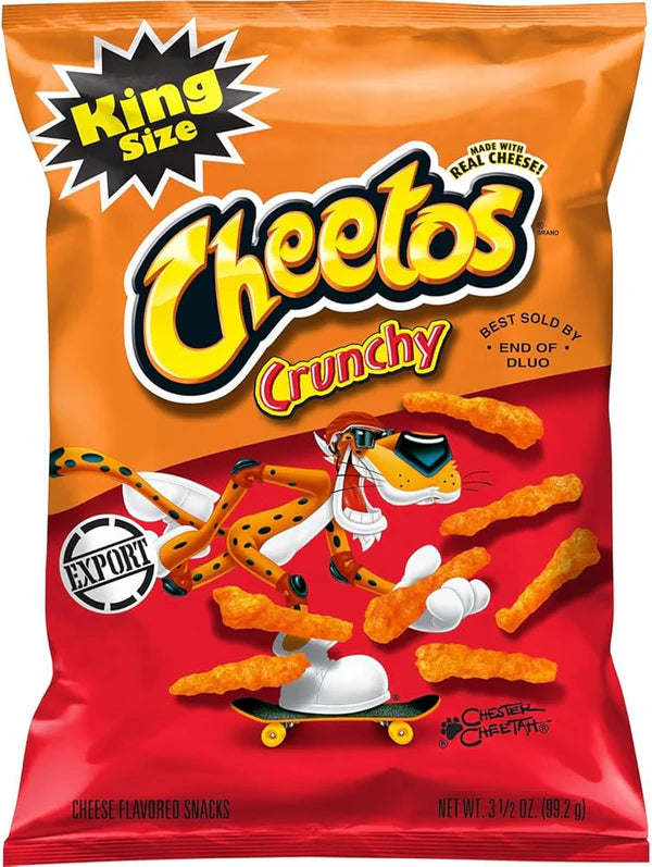 CHEETOS CRUNCHY KING SIZE 3.5oz (99.2G)