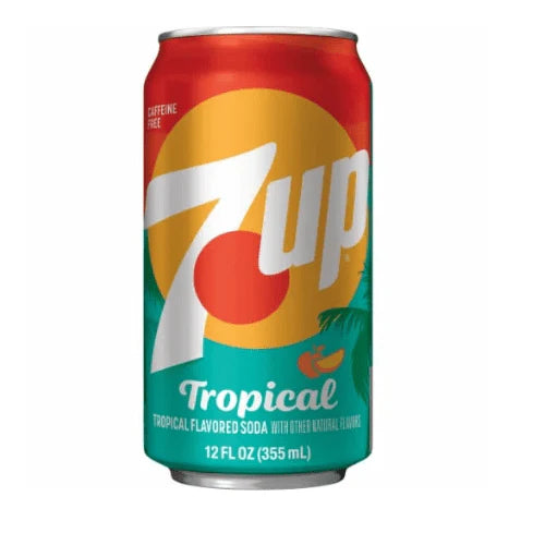 7 UP TROPICAL 355ML USA