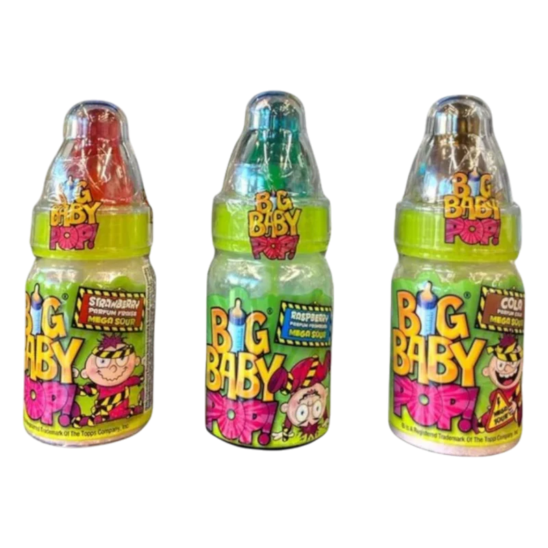 BAZOOKA BIG BABY POP MEGA SOUR 32G