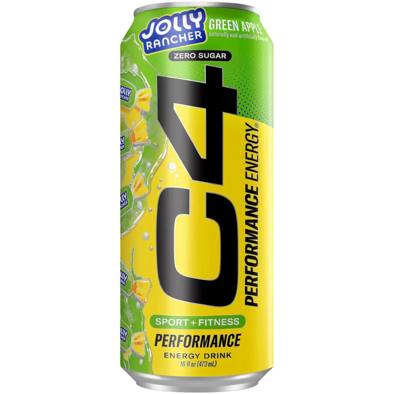 C4 JOLLY RANCHER JOLLY RANCHER GREEN APPLE FLAVOUR ENERGY DRINK 443ML