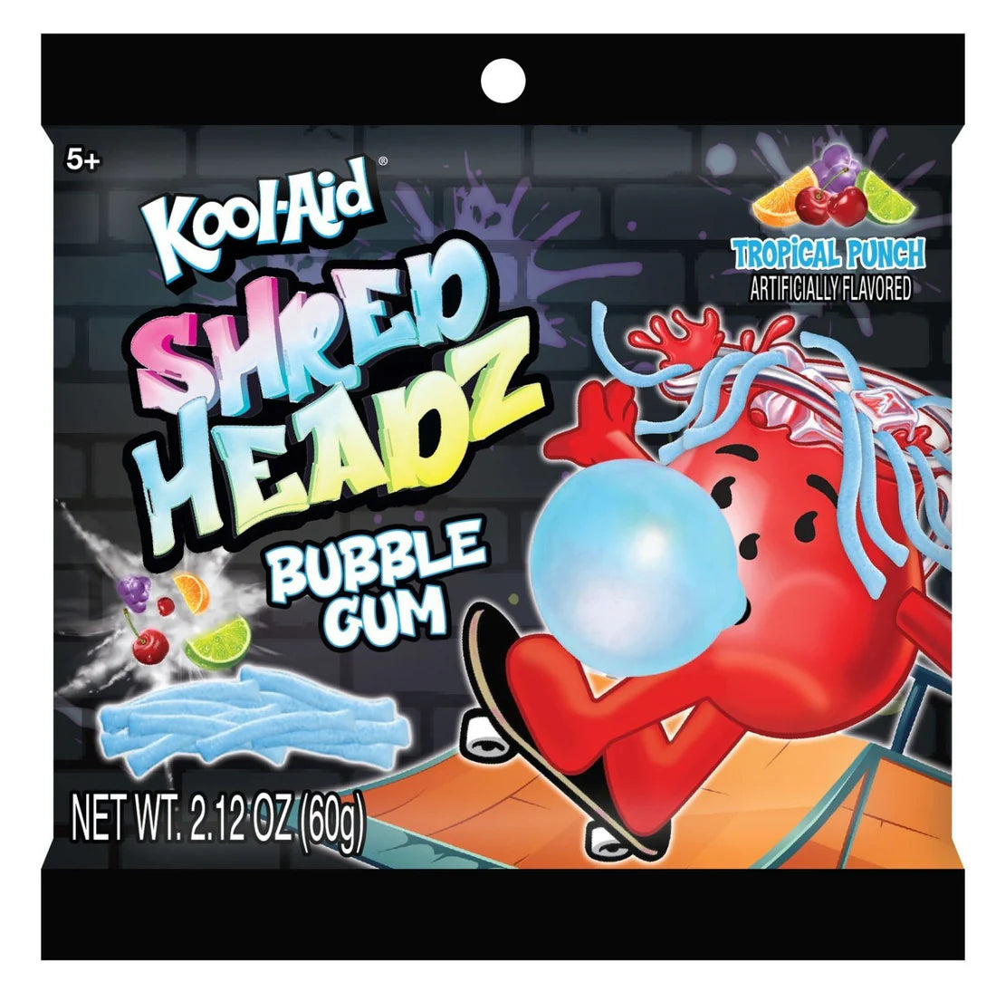 KOOL-AID SHRED HEADZ TROPICAL PUNCH