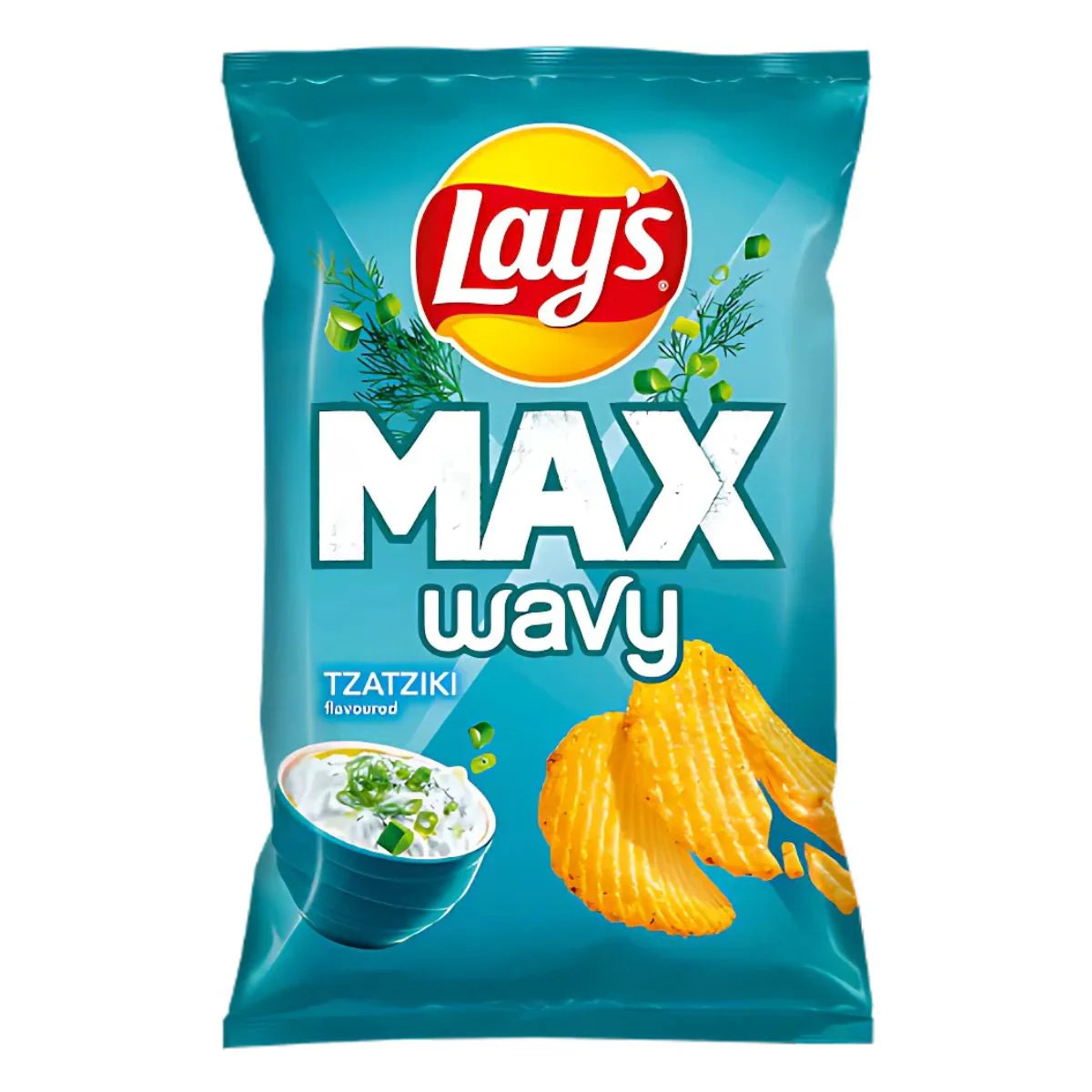 LAYS MAX WAVY TZATZIKI 120G
