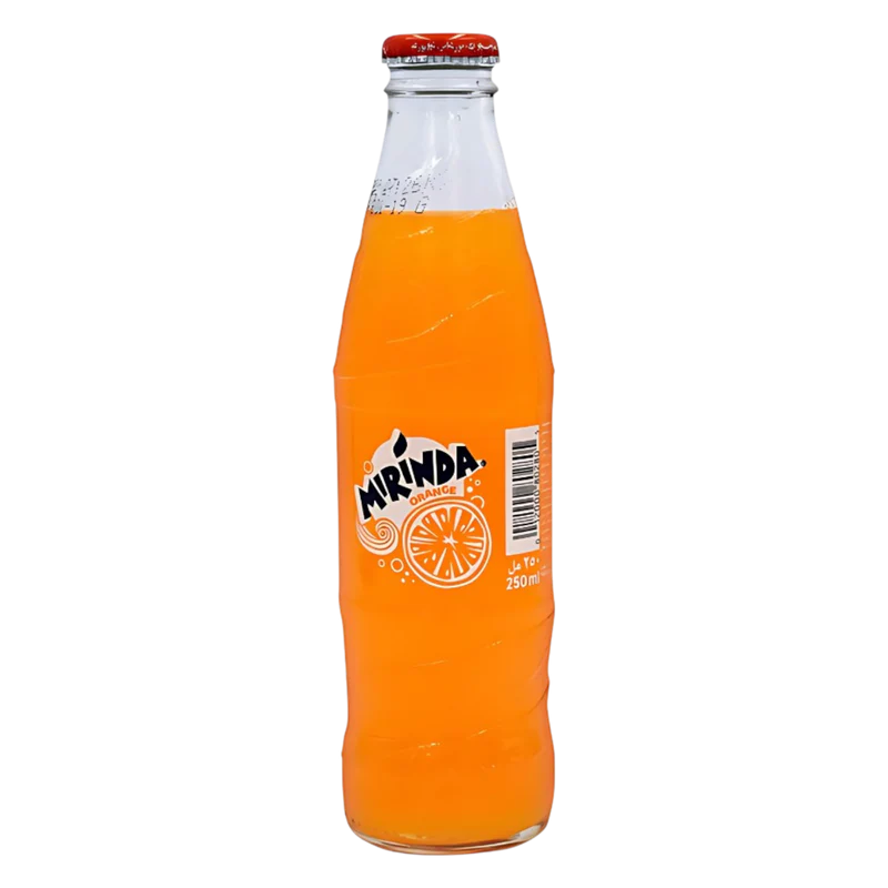 MIRINDA ORANGE 250ML GLASS BOTTLE DUBAI IMPORT