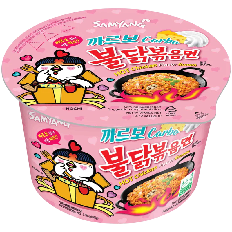 SAMYANG BULDAK CARBONARA FLAVOUR RAMEN BOWL