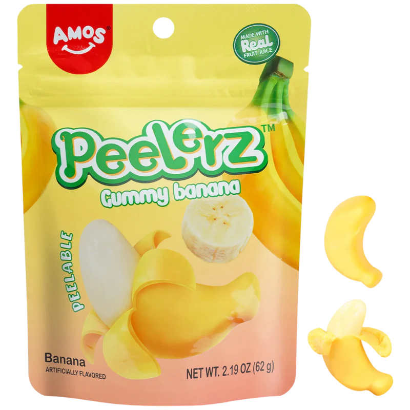 Amos Peelerz Banana Share Bag - 6oz (170g)