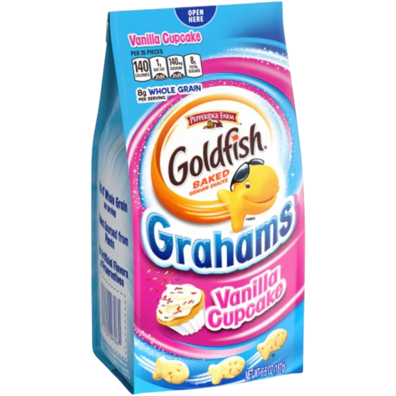 PEPPERIDGE FAMY GOLDFISH CRACKERS VANILLA CUPCAKE