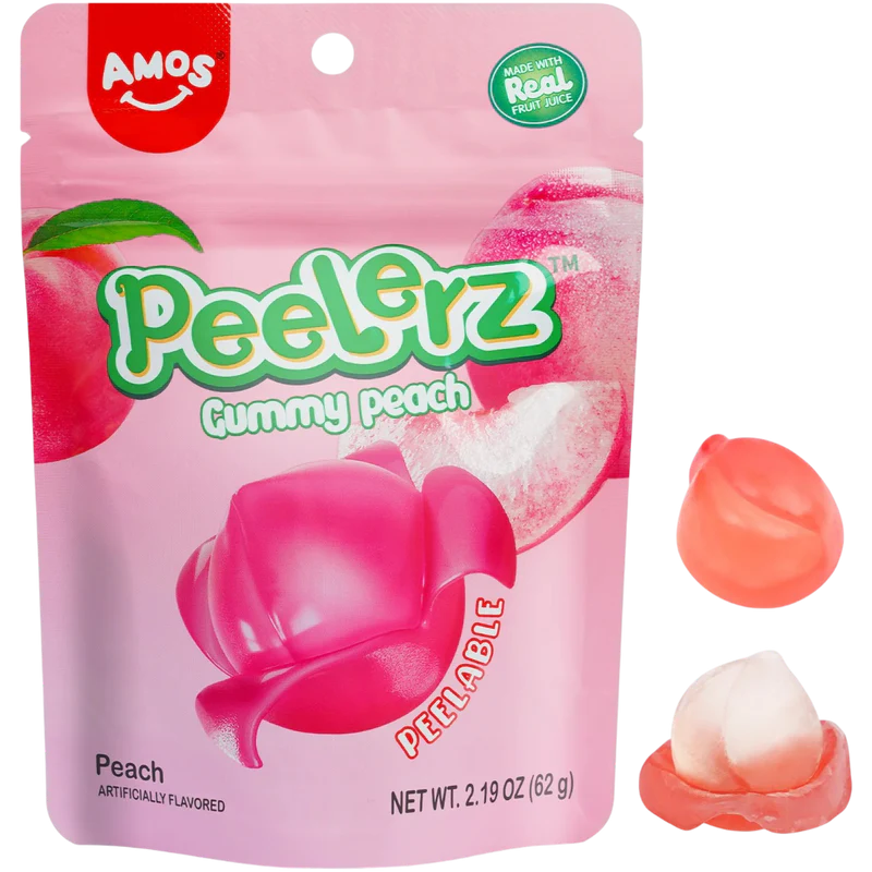 AMOS PEELERZ PEACH SHARE BAG 170G
