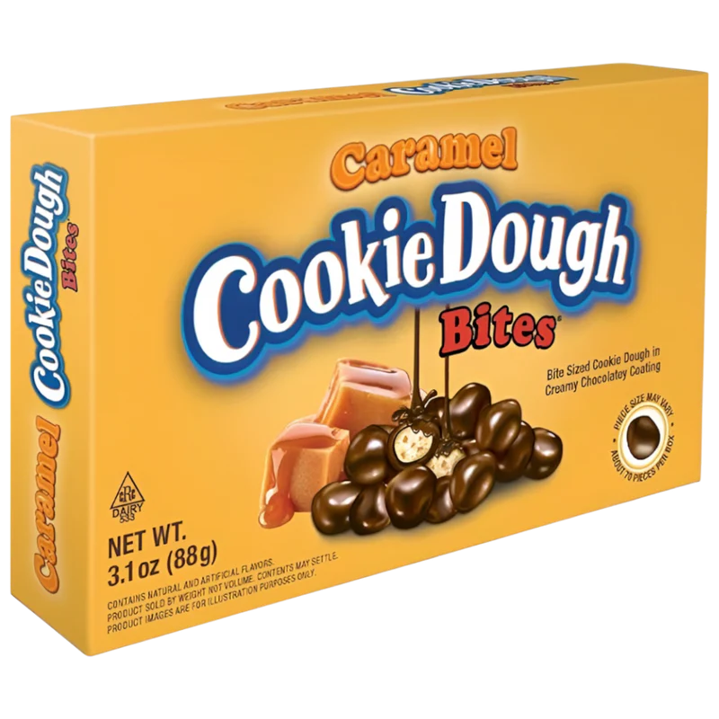 COOKIE DOUGH BITES CARAMEL THEATRE 88G
