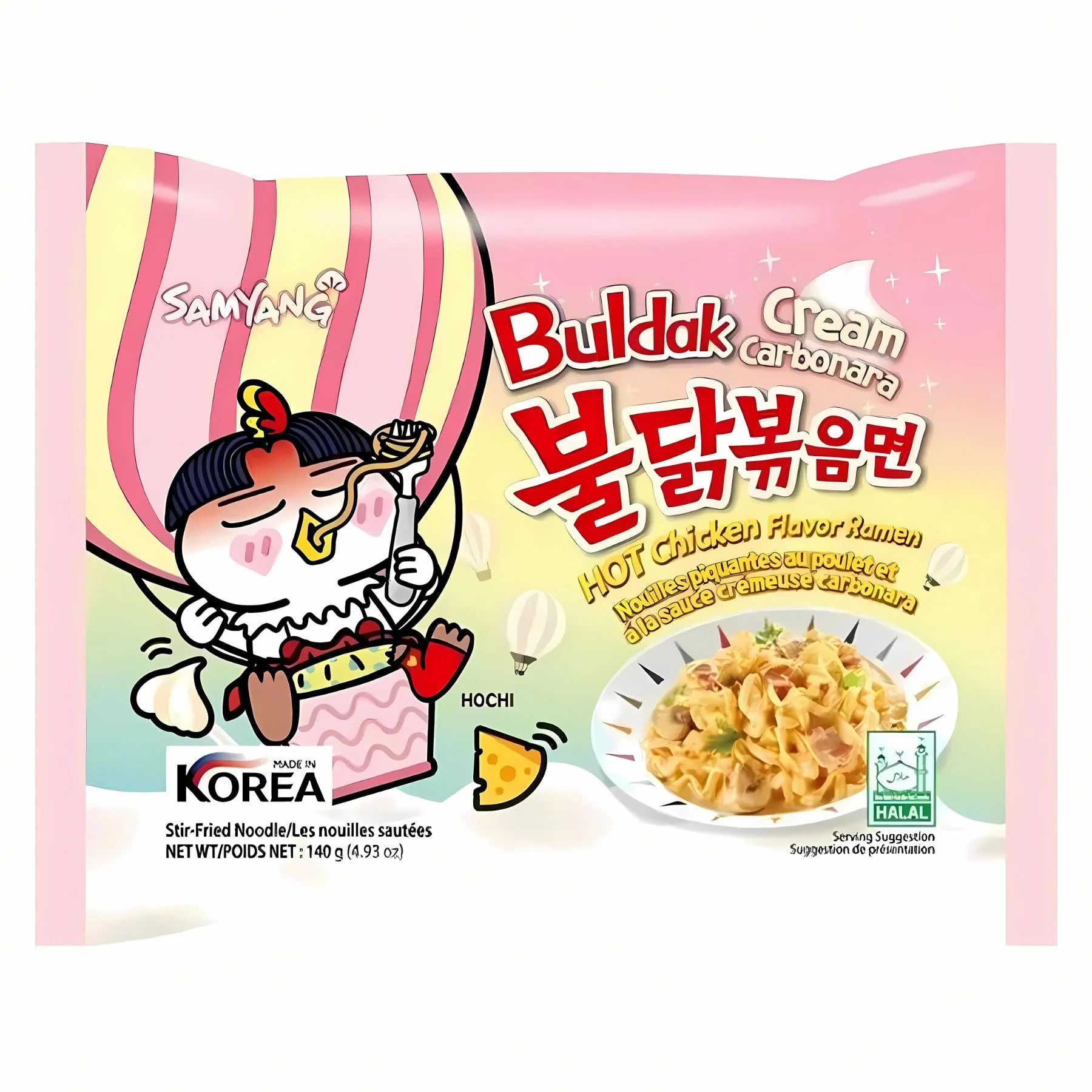 SAMYANG BULDAK CREAMY CARBONARA FLAVOUR RAMEN PACKET