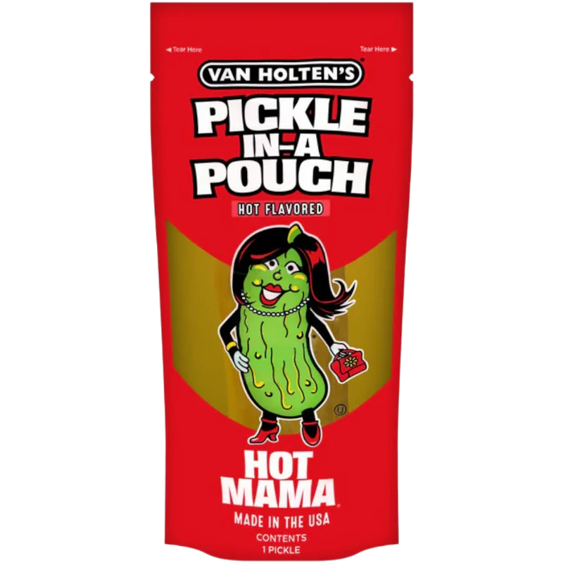 VAN HOLTENS PICKLE IN A POUCH KING SIZE HOT MAMA