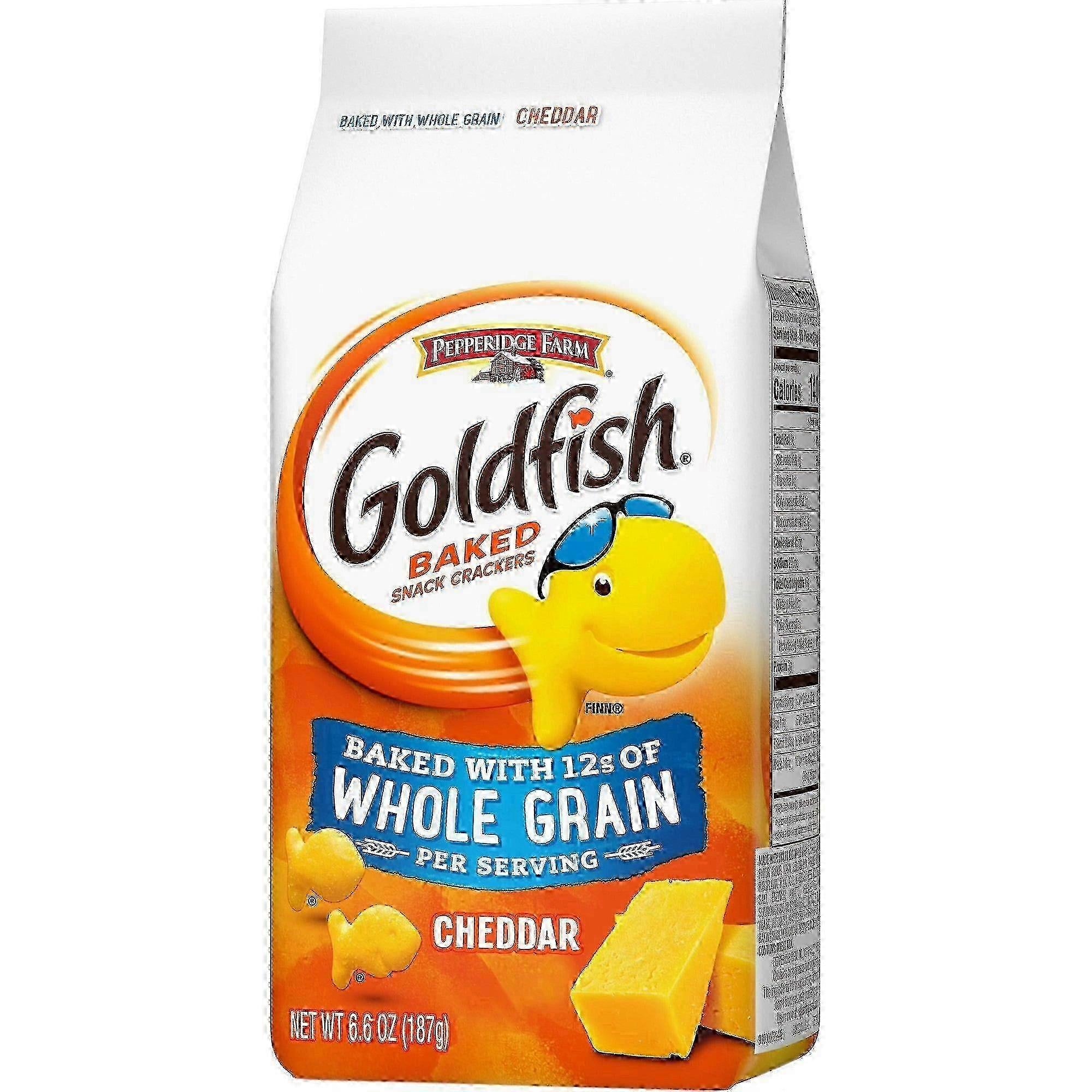 PEPPERIDGE FARM WHOLEGRAIN CHEDDAR GOLDFISH CRACKERS