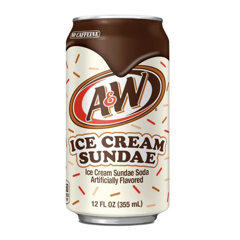 A&W ICE CREAM SUNDAE 355ML USA