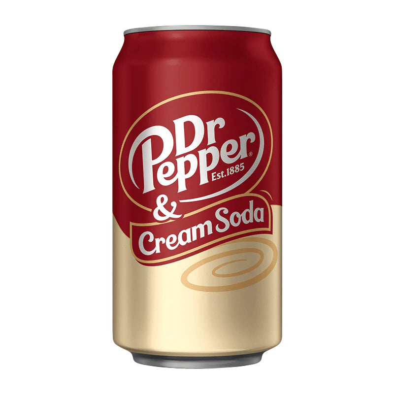 DR PEPPER & CREAM SODA USA 355ML