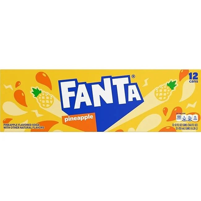 FANTA PINEAPPLE 355ML USA