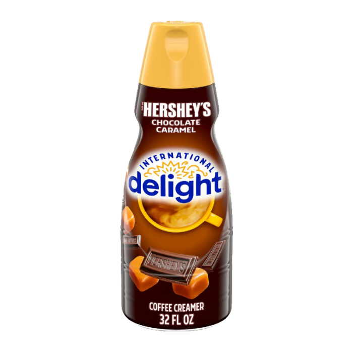 INTERNATIONAL DELIGHT COFFEE CREAMER- HERSHEY'S CHOCOLATE CARAMEL