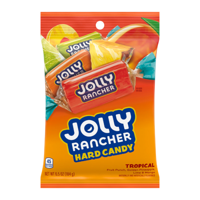 JOLLY RANCHER TROPICAL HARD CANDY 198G