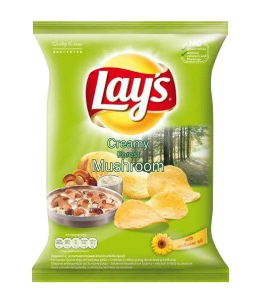 LAYS CREAMY FOREST MUSHROOM 130G EU