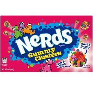 NERDS GUMMY CLUSTERS THEATRE BOX 85G