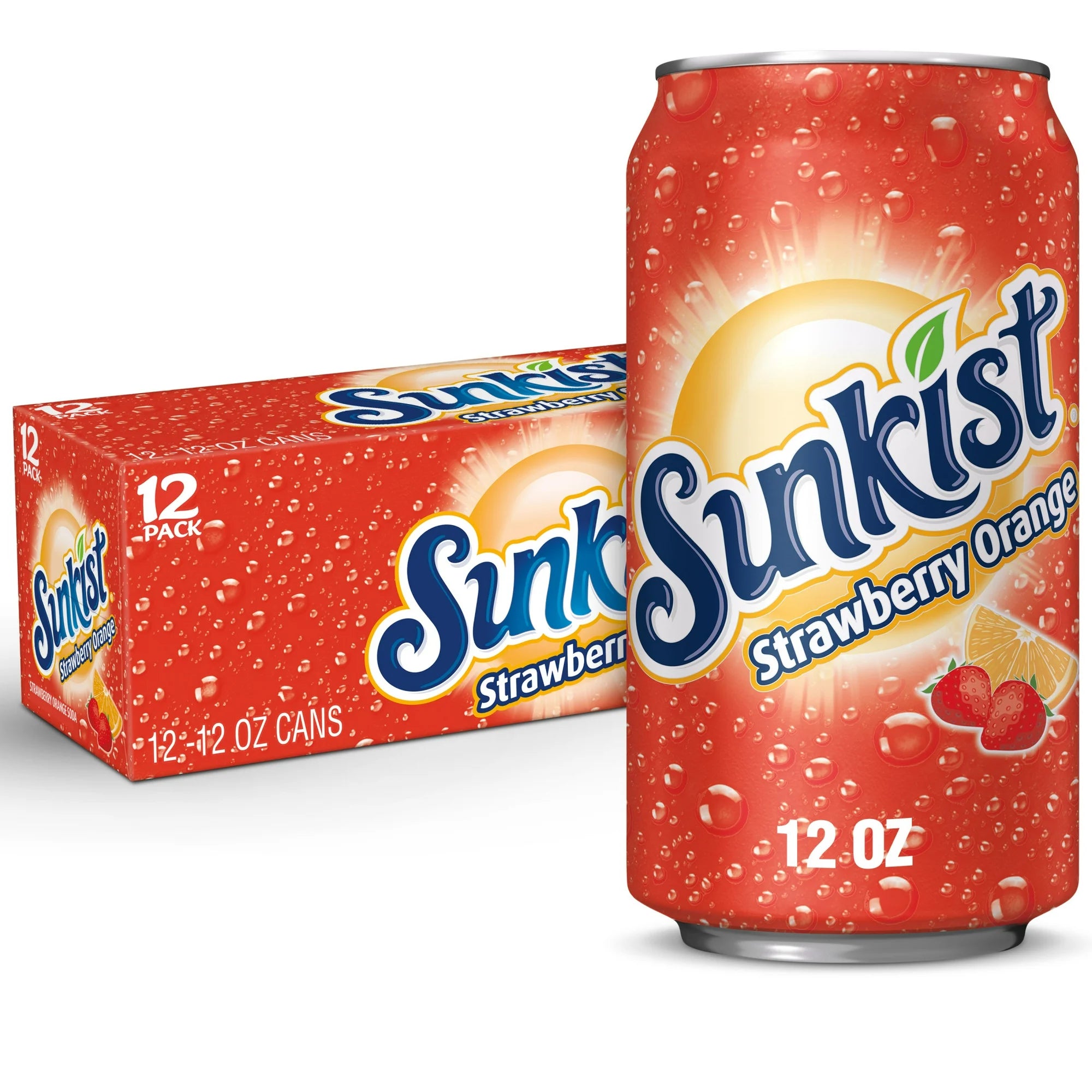 SUNKIST ORANGE STRAWBERRY 355ML (USA)