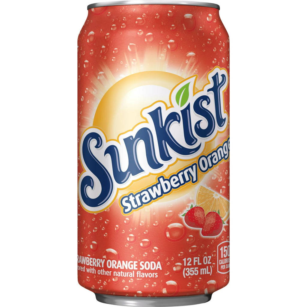 SUNKIST ORANGE STRAWBERRY 355ML (USA)
