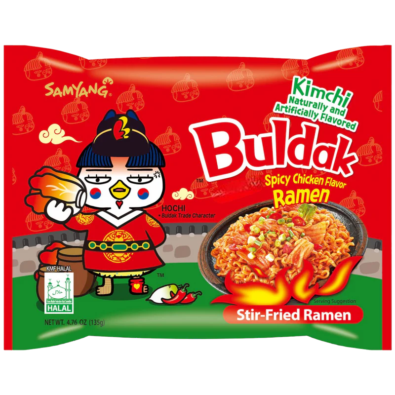 SAMYANG BULDAK KIMCHI FLAVOUR RAMEN PACKET