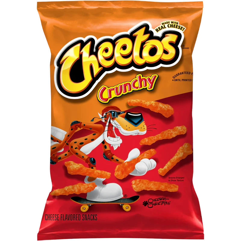 CHEETOS CRUNCHY ORIGINAL CHEESE SHARE BAG 8oz 226G